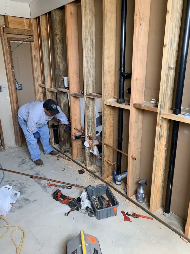 Commercial rough-in plumbing for Water Heater Replacement in Childs Park